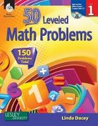 Enlarge image Cover: 50 Leveled Math Problems Level 1 - Shell Educational Publishing
