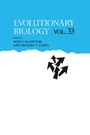 Cover: Evolutionary Biology - Springer