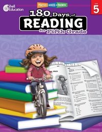 Enlarge image Cover: 180 Days (TM): Reading for Fifth Grade - Shell Educational Publishing