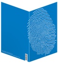 Cover: Faltkarte "Einzigartig, blau" - 5er Serie - adeo Verlag