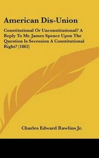 Abbildung von: American Dis-Union - Kessinger Publishing