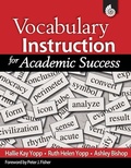 Cover: Vocabulary Instruction for Academic Success - Shell Educational Publishing