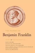 Cover: The Papers of Benjamin Franklin, Vol. 40 - Yale University Press