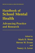Cover: Handbook of School Mental Health - Plenum Publishing Co.,N.Y.