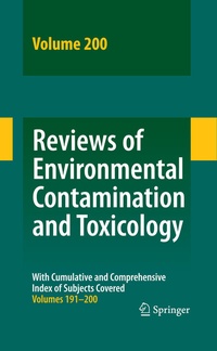 Abbildung von: Reviews of Environmental Contamination and Toxicology 200 - Springer