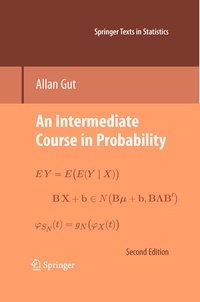 Enlarge image Cover: An Intermediate Course in Probability - Springer