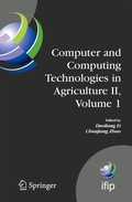 Cover: Computer and Computing Technologies in Agriculture II, Volume 1 - Springer