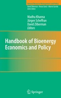 Cover: Handbook of Bioenergy Economics and Policy - Springer