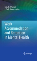 Cover: Work Accommodation and Retention in Mental Health - Springer