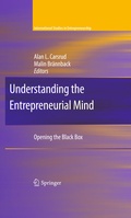 Cover: Understanding the Entrepreneurial Mind - Springer