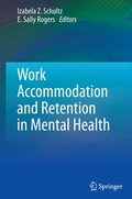 Cover: Work Accommodation and Retention in Mental Health - Springer