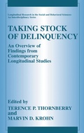 Cover: Taking Stock of Delinquency - Springer