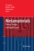 Cover: Metamaterials - Springer