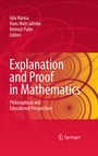 Cover: Explanation and Proof in Mathematics - Springer