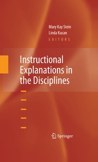 Abbildung von: Instructional Explanations in the Disciplines - Springer