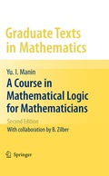 Cover: A Course in Mathematical Logic for Mathematicians - Springer