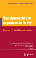 Cover: New Approaches to Organization Design - Springer