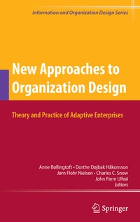 Enlarge image Cover: New Approaches to Organization Design - Springer
