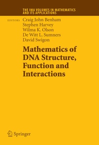 Enlarge image Cover: Mathematics of DNA Structure, Function and Interactions - Springer