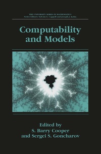 Enlarge image Cover: Computability and Models - Kluwer Academic/Plenum Publishers