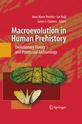 Cover: Macroevolution in Human Prehistory - Springer