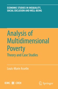 Enlarge image Cover: Analysis of Multidimensional Poverty - Springer