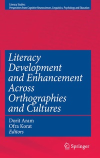 Enlarge image Cover: Literacy Development and Enhancement Across Orthographies and Cultures - Springer