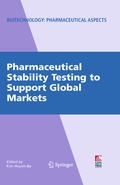Cover: Pharmaceutical Stability Testing to Support Global Markets - Springer