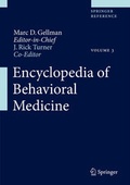 Cover: Encyclopedia of Behavioral Medicine - Springer