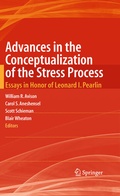 Cover: Advances in the Conceptualization of the Stress Process - Springer