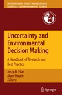 Cover: Uncertainty and Environmental Decision Making - Springer