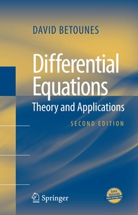 Abbildung von: Differential Equations: Theory and Applications - Springer