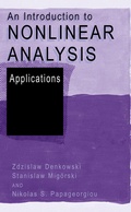 Cover: An Introduction to Nonlinear Analysis: Applications - Kluwer Academic/Plenum Publishers
