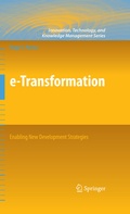 Cover: e-Transformation: Enabling New Development Strategies - Springer