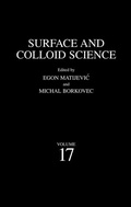 Cover: Surface and Colloid Science - Kluwer Academic/Plenum Publishers