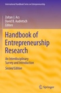 Cover: Handbook of Entrepreneurship Research - Springer