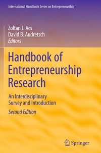Enlarge image Cover: Handbook of Entrepreneurship Research - Springer