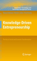 Cover: Knowledge-Driven Entrepreneurship - Springer
