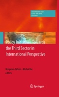 Cover: Policy Initiatives Towards the Third Sector in International Perspective - Springer