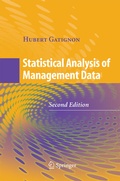 Cover: Statistical Analysis of Management Data - Springer