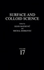Cover: Surface and Colloid Science - Springer
