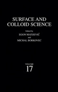 Cover: Surface and Colloid Science - Springer