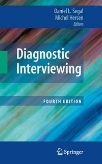 Enlarge image Cover: Diagnostic Interviewing - Springer