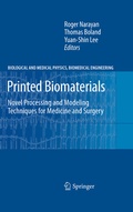 Cover: Printed Biomaterials - Springer