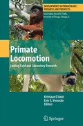 Cover: Primate Locomotion - Springer