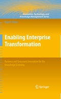 Cover: Enabling Enterprise Transformation - Springer