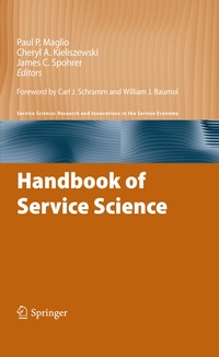 Enlarge image Cover: Handbook of Service Science - Springer
