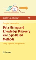 Cover: Data Mining and Knowledge Discovery via Logic-Based Methods - Springer