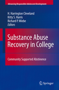 Enlarge image Cover: Substance Abuse Recovery in College - Springer