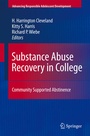 Cover: Substance Abuse Recovery in College - Springer